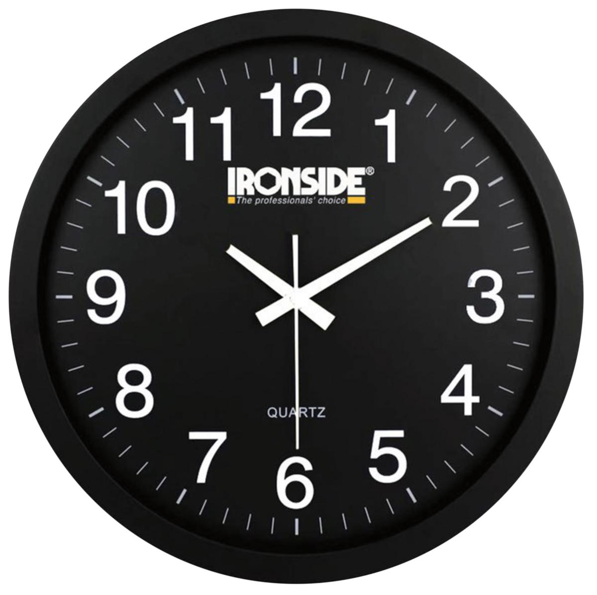 Veggklokke Ironside - Veggklokke 30cm Svart Ironside