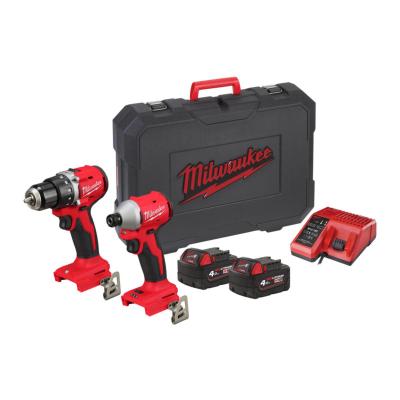 Kombipakke M18 BLCPP2B-402C Milwaukee 18V 4.0Ah koffert