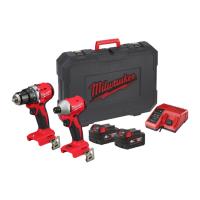 Kombipakke Milwaukee M18 BLCPP2B-402C