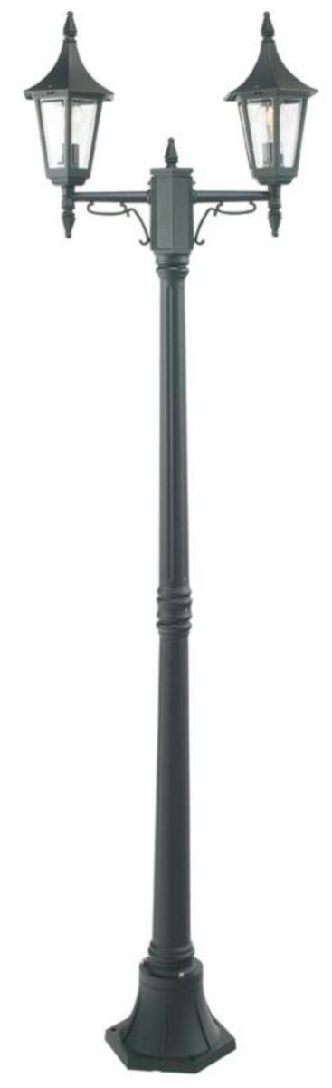 Stolpearmatur Norlys Rimini - Stolpelampe Rimini 402 sort