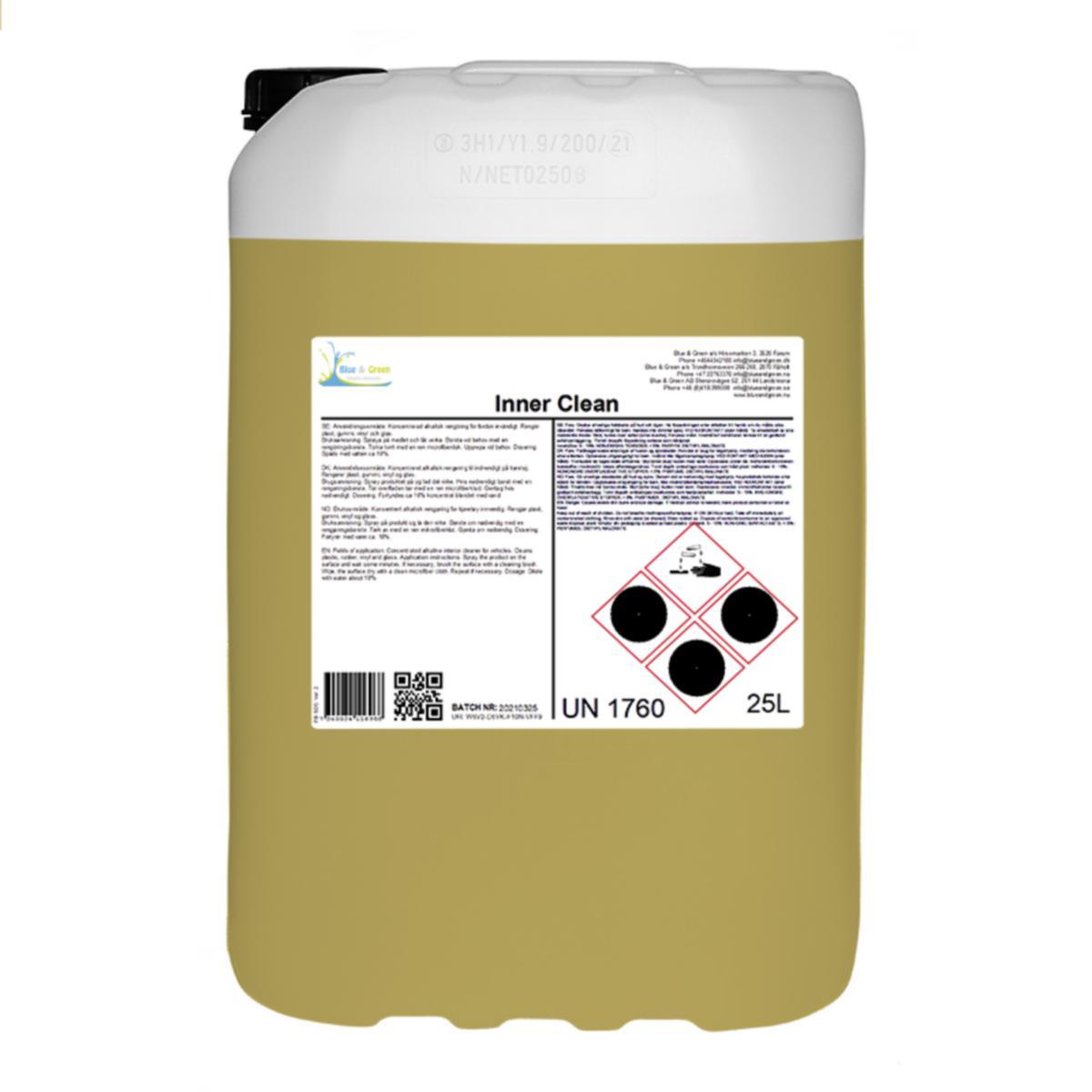 Tekstilrengjøring BG Inner Clean - Tekstilrengjøring BG Inner Clean 25L