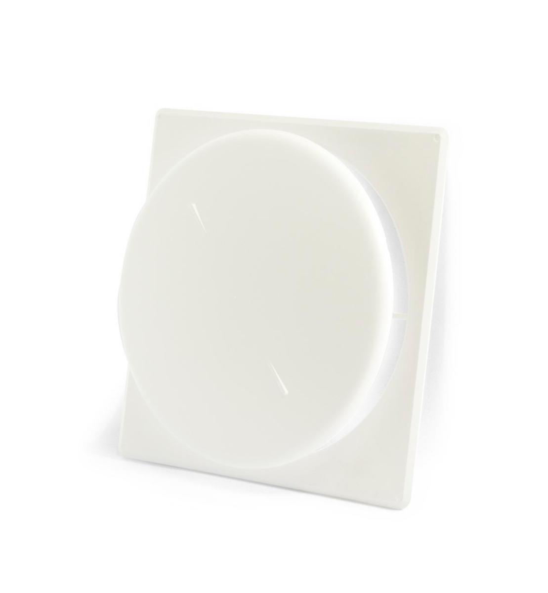 Plateventil 285 - Tallerkenventil 285 Habo 200mm hvit firkant ramme