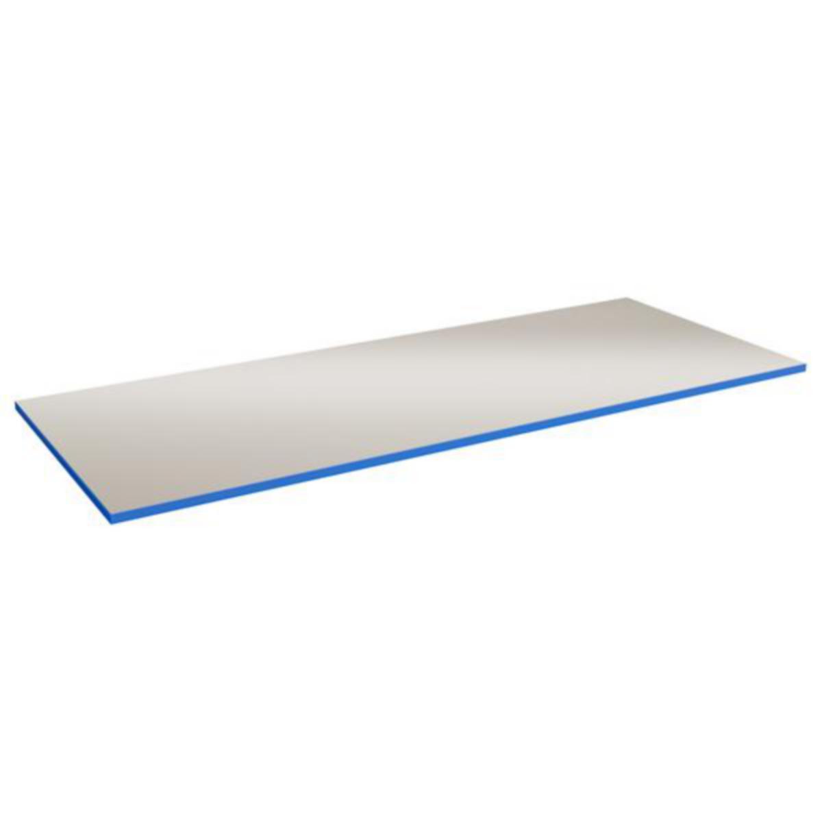 Bordplate 24 - Bordplate laminat lett SM 800x620x24mm grå blå kant