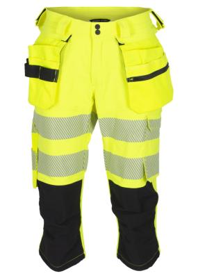 Piratbukse BS Lillehammer HiVis kl.1 gul/sva str C62