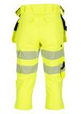 Piratbukse BS Lillehammer HiVis kl.1 gul/sva str C56