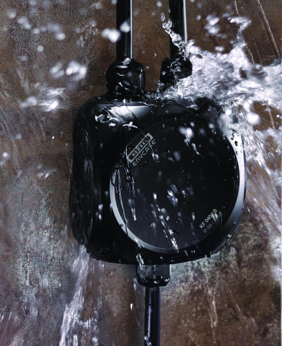 Koblingsboks Enycase svart, Hensel - Koblingsboks KF 0202 B 2.5mm2 5 pol 2.5mm2 sort