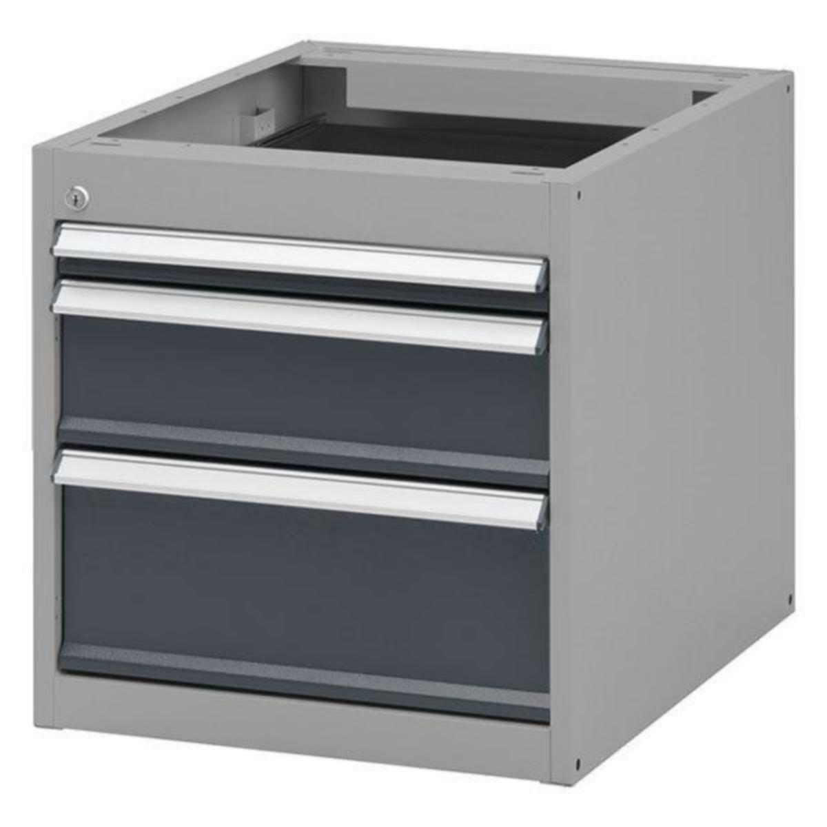 Skuffeseksjon SM serie 1 - Skuffeseksjon serie 1 SM 535x665x540mm 3 skuffer