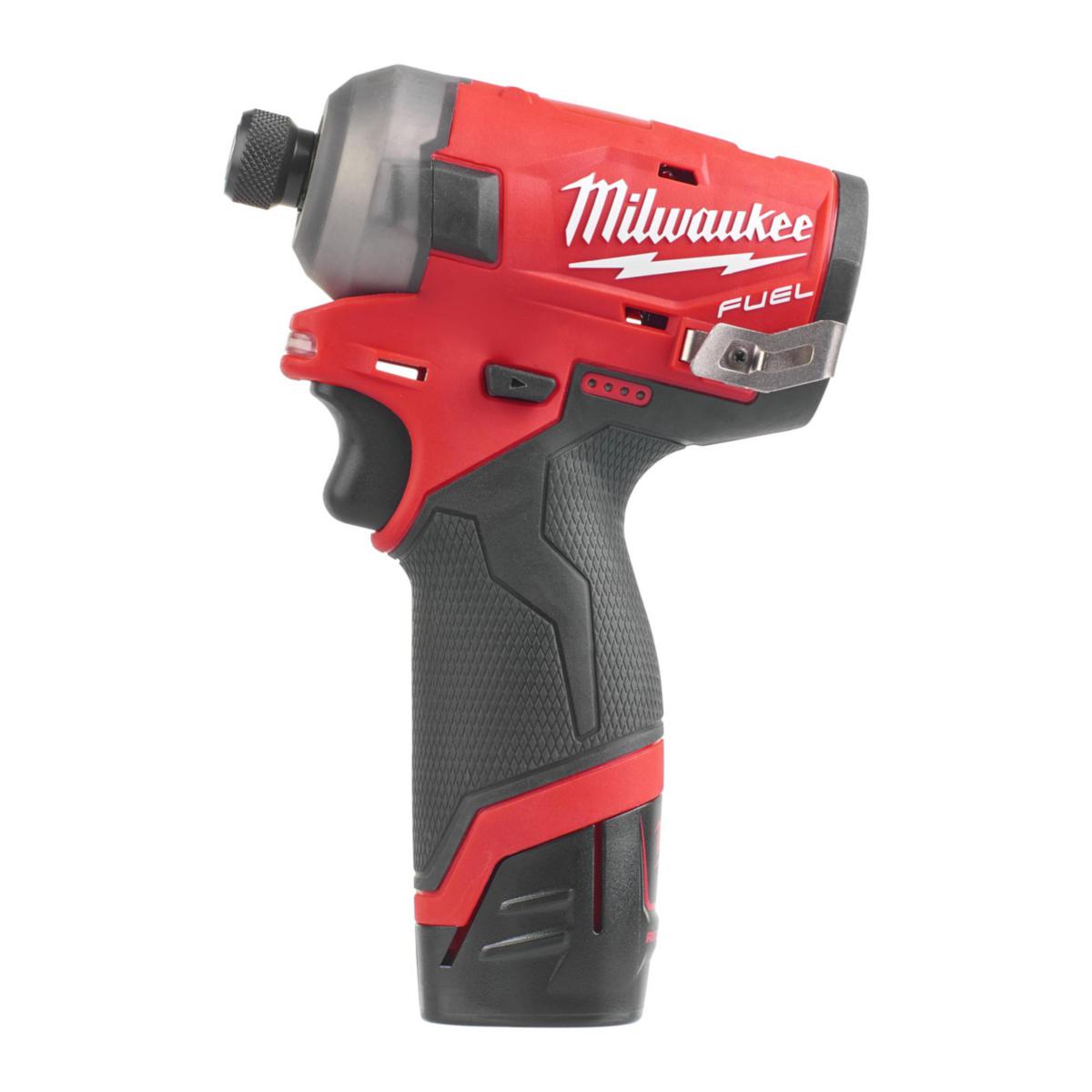 Slagskrutrekker Milwaukee M12 FQID-202X - Slagskrutrekker M12 FQID-202X Milwaukee 12V koffert 2x2Ah