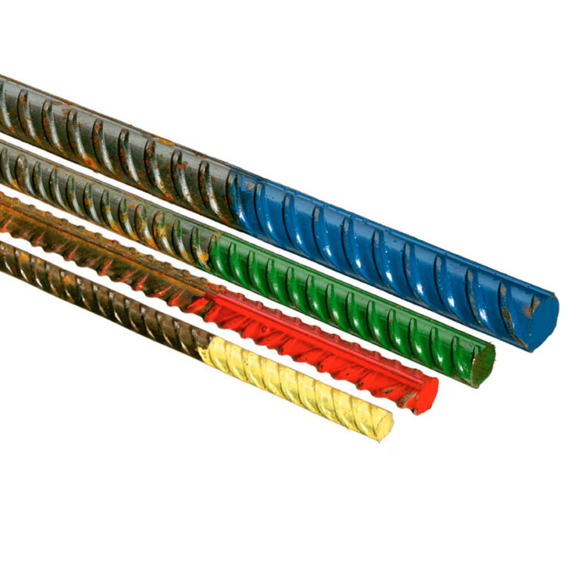 Kamstål L= 2 mtr - Kamstål K500CT 8mmX2m gul 25kg/bunt