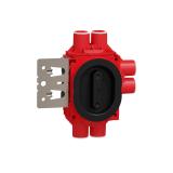 Veggboks Flexi+ 1.5 Brannboks - Lav Ring - Stender