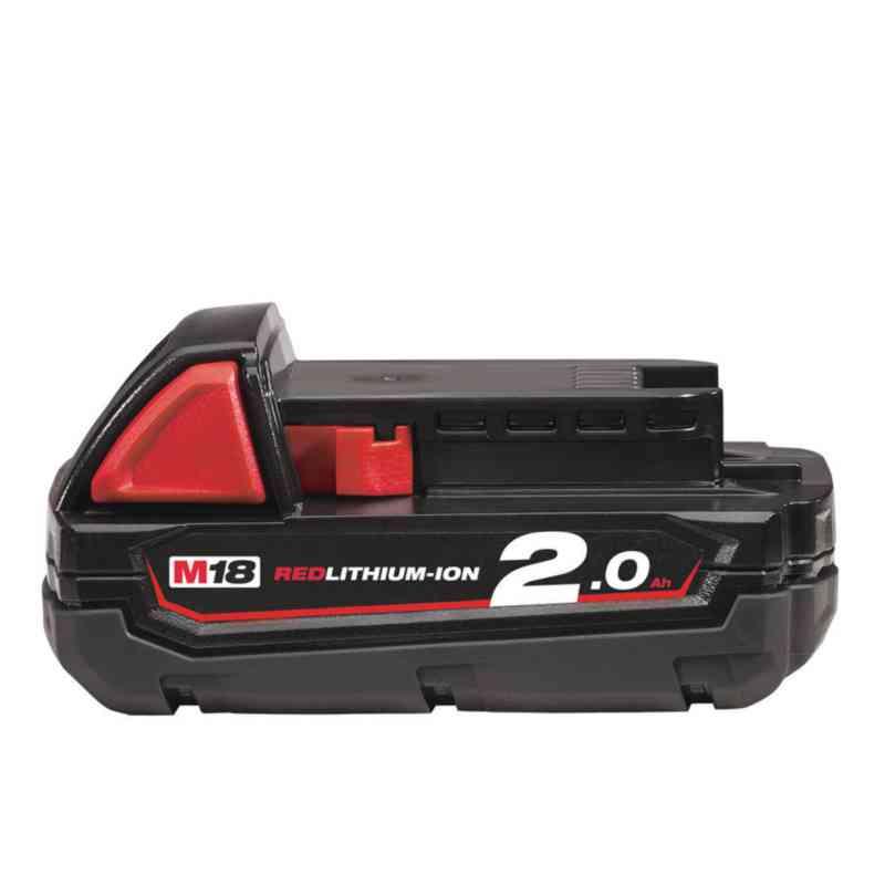 Batteri Milwaukee M18 B2 Li-Ion 18V 2.0Ah - Batteri M18 B2 2.0Ah Li-ION Milwaukee