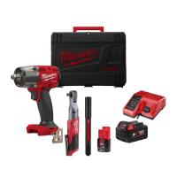 Kombipakke M18/12 FPP3FL-523 Milwaukee 18V/12V 1x5Ah/1x2Ah