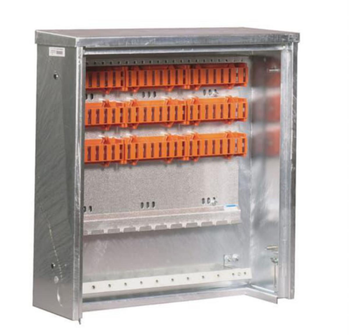 Kabelskap ABB KO med samleskinner, varmgalvanisert - KO-350 galv.s.sk FS 400A/250