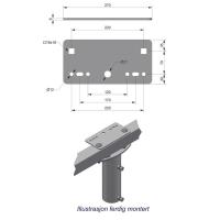 Tilbehør Lysmast Vik Ørsta Senterplate