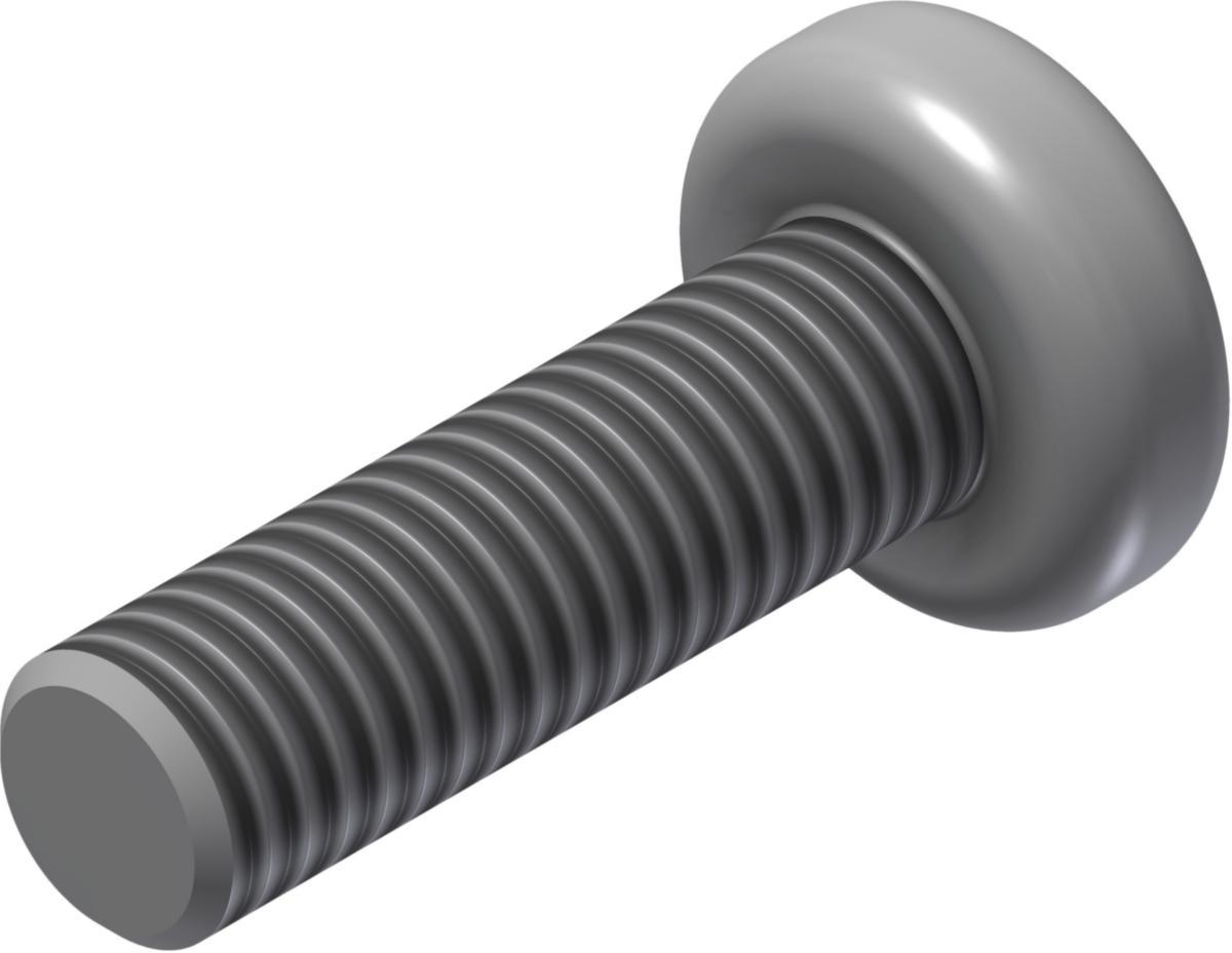 Låseskruer Øglænd - Skrue M6X20 Pan EL-ZN Din 85