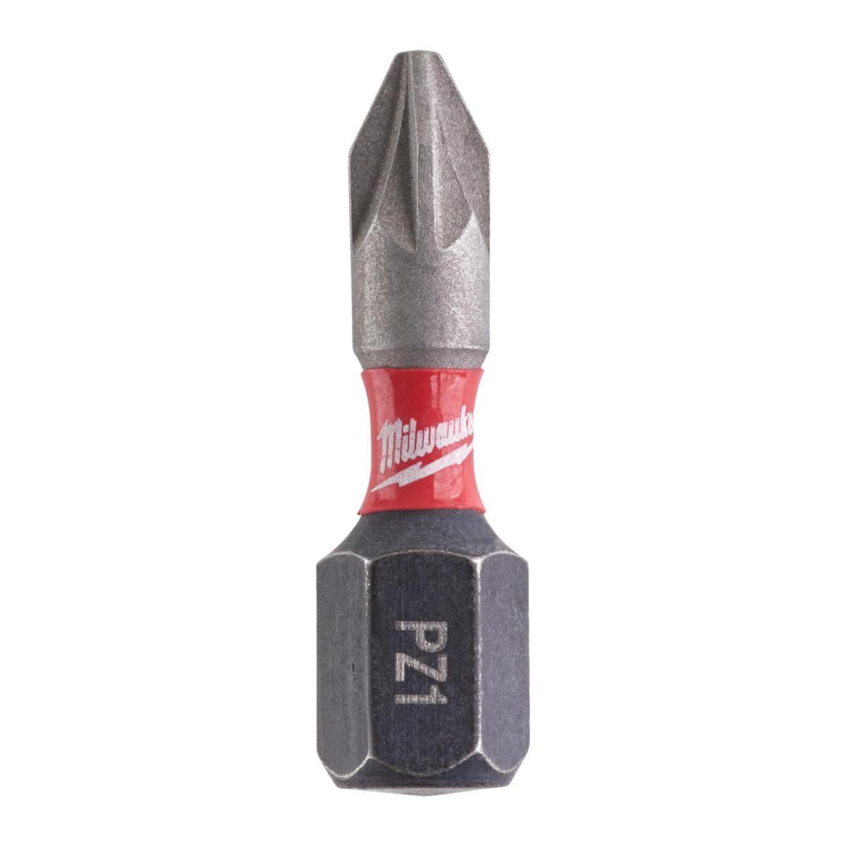 Bits Milwaukee Shockwave PZ 25mm - Bits Shockwave PZ1 Milwaukee 25mm 2pk