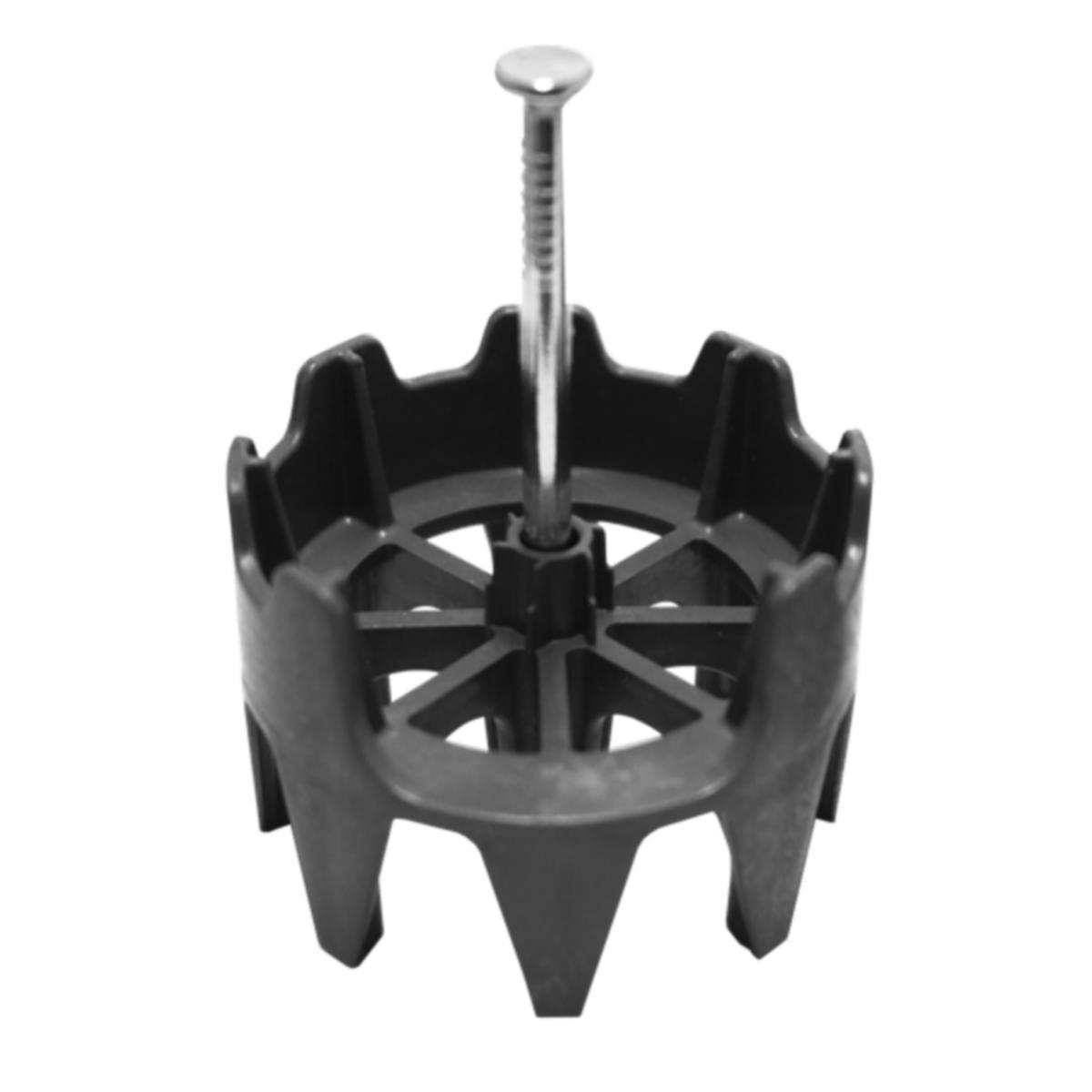 Forskalingsanslag Rund - Forskalingsanslag rund med spiker H30mm