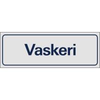 Skilt Systemtext "Vaskeri"