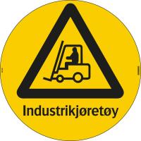 Gulvdekal Systemtext "Industrikjøretøy "