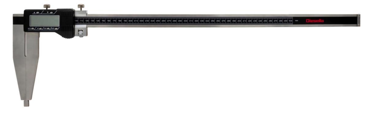 Verkstedskyvelære digitalt Diesella - Verkstedskyvelære digital Diesella 0-500mm 150mm kjefter