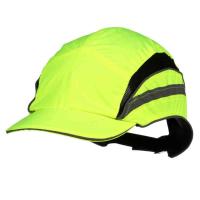 Skallecap 3M™ First Base 3 Classic HiVis 55mm gul