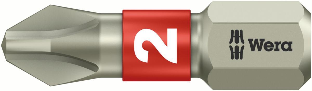 Bits Wera 851/1 BTZ PH 25 - Bits 851/1 BTZ Wera PH2 25mm