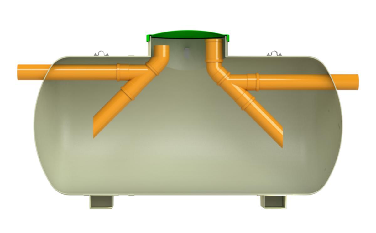 Fettutskiller liggende m/vugger, Kingspan - Fettutskiller NS9 m/vugger Kingspan