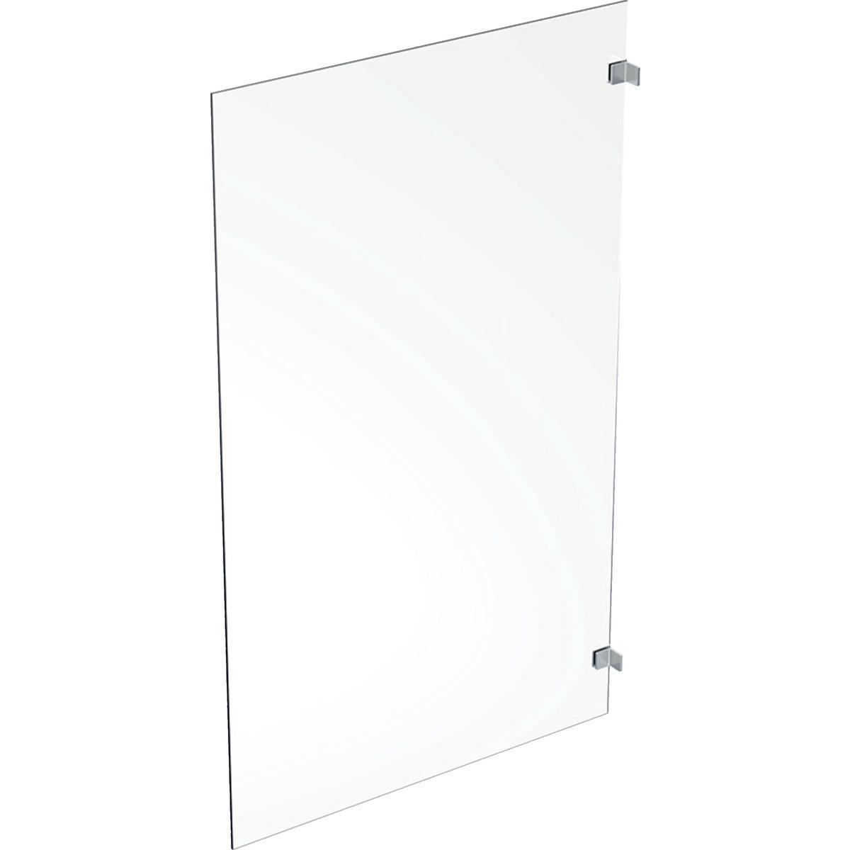 Dusjvegg Showerama Art fast, Contura - Showerama Art fast dusjvegg 80 80x200 klart glass/krom