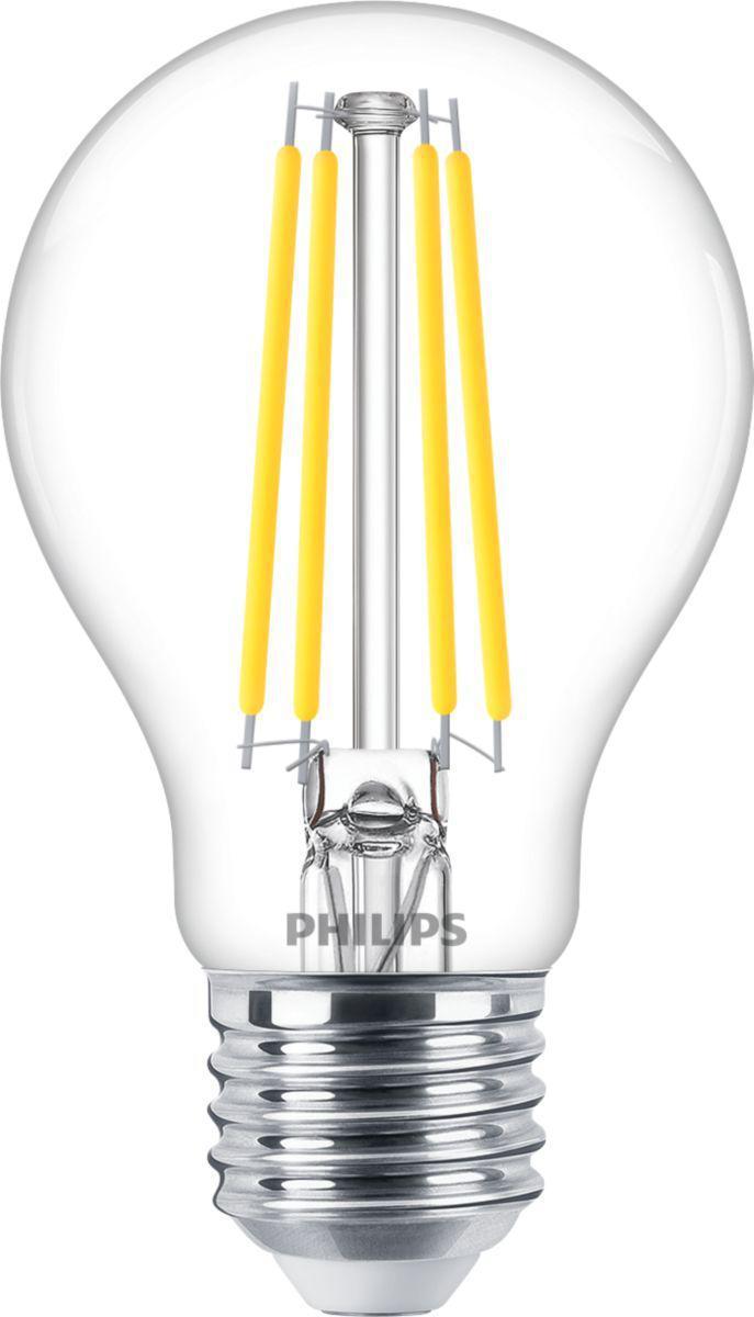 LED Philips MAS VLE LEDBulb klar - MAS VLE LEDBulb D5.9-60W E27 927 A60CLG