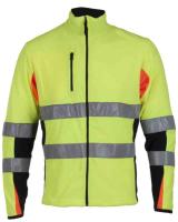 Microfleecejakke BS Bergset HiVis kl.2