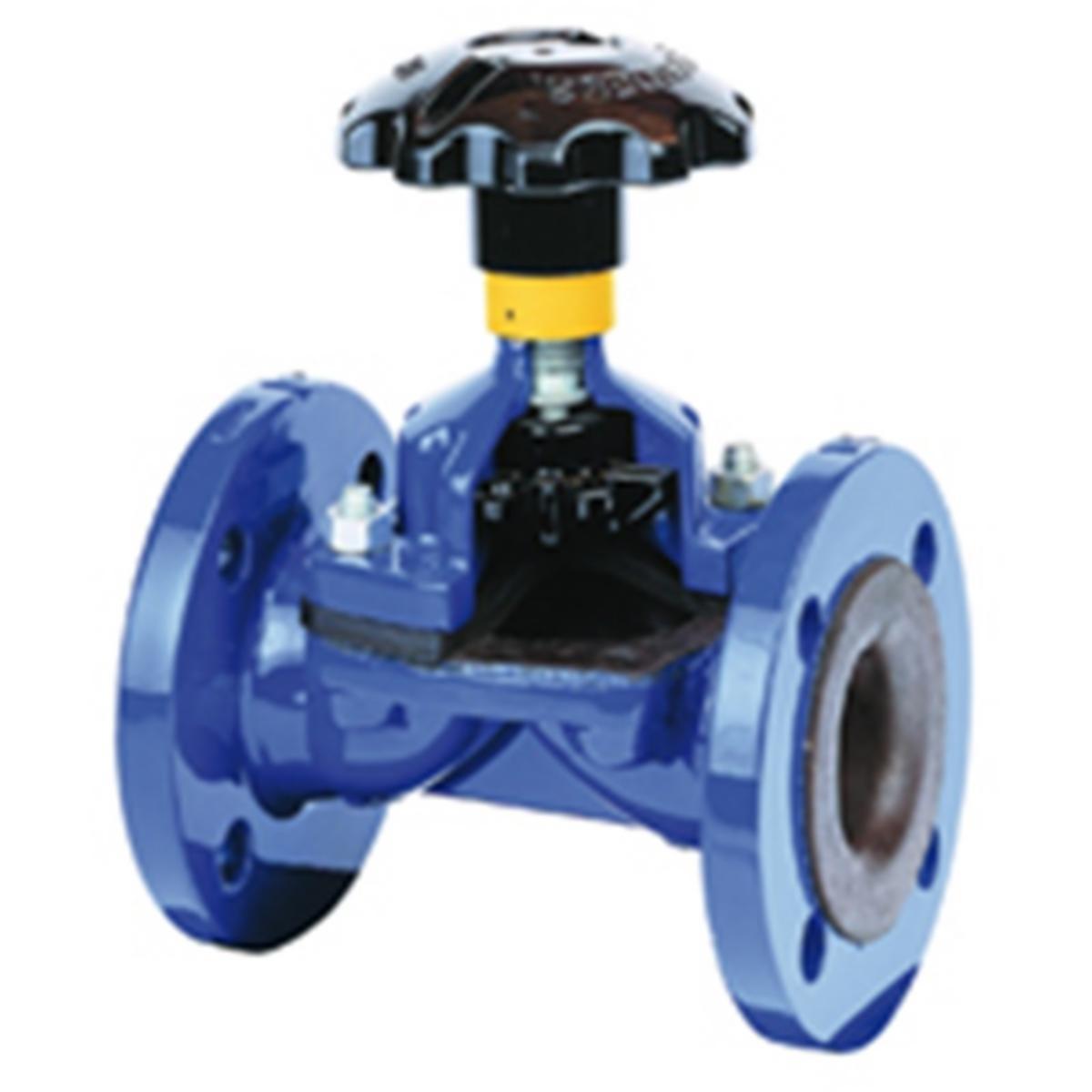 Saunders membranventil type A - 11/4" membranventil NBR BSP saunders type a. støpejern