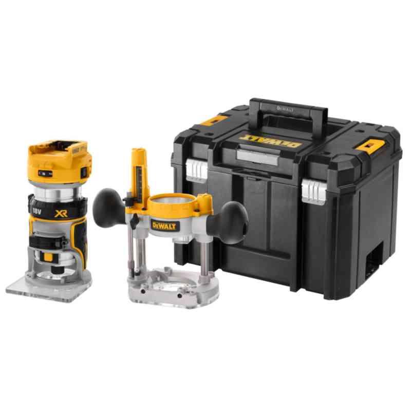 Håndoverfres DeWalt DCW604NT-XJ Solo - Håndoverfres DCW604NT-XJ DeWalt 18V Solo Koffert