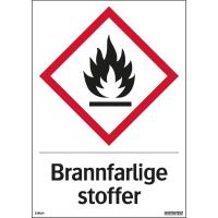 Dekal Systemtext "Brannfarlige stoffer"