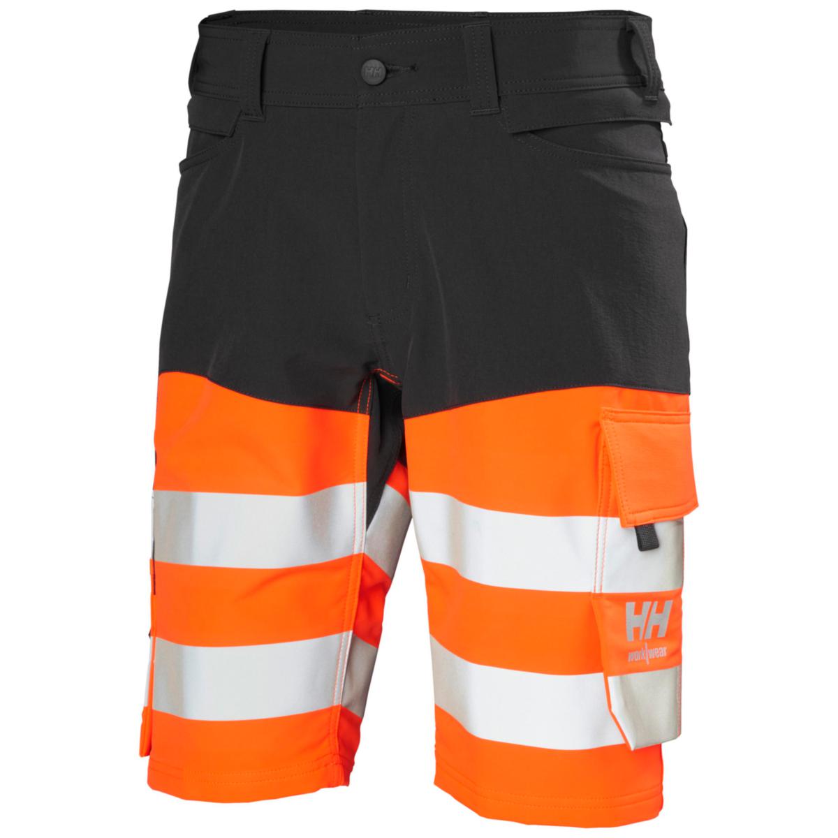 Håndverksshorts HH CONNECT Alna 4X - Håndverksshorts HH Alna 4X CNCT oransje/svart str C44
