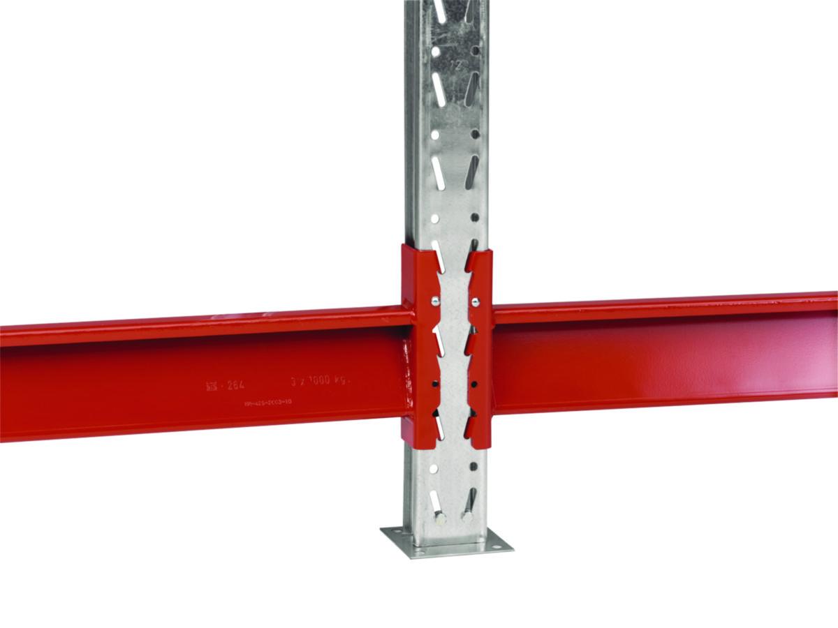 Bjelke Rød RAL 2002 - Bjelke pallereol Z150-20 SM 2750mm rød 1500kg C-90