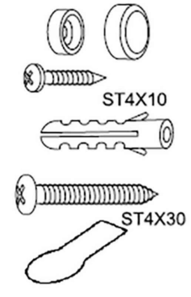 Monteringskit r-del Imber I a-collection - a-coll. Imber I monteringskit r-del