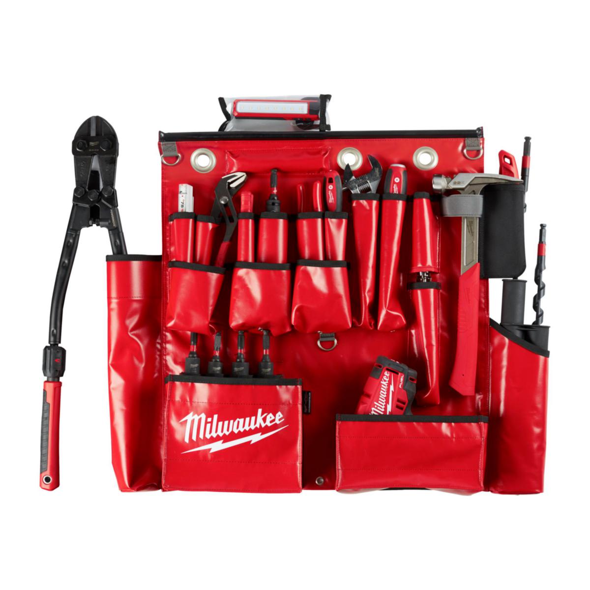 Verktøylommer Milwaukee m/ lommer - Verktøylommer Milwaukee m/ lommer