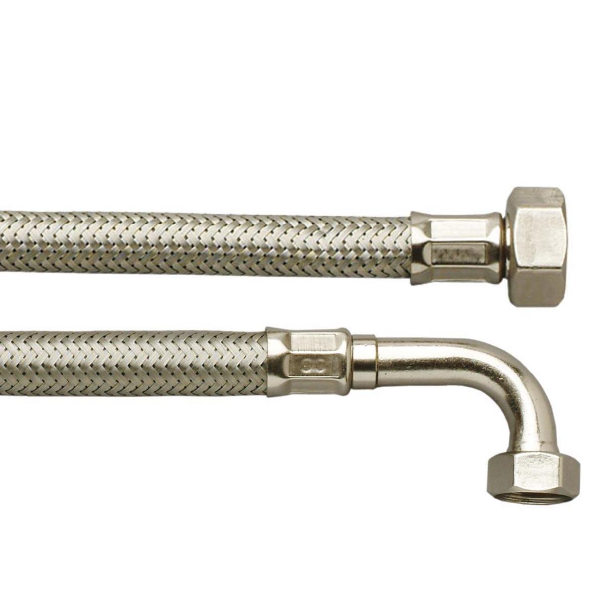 Trykkslange omspunnet TP- SPX/silikon vinkel/rett kobling - a-collection - 3/4Vx1/2R L-2000mm trykkslange omspunnet TP - spx/silikon