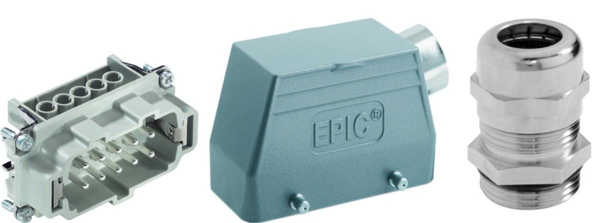 EPIC® Serie H-B Kit - KIT 10pin HAN Plugg side M25 