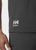 T-skjorte HH ICU HiVis kl.1 gul/koksgrå str L