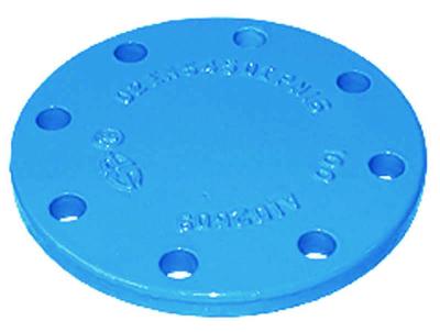 DN 900 blindflens Blå epoxy PN10