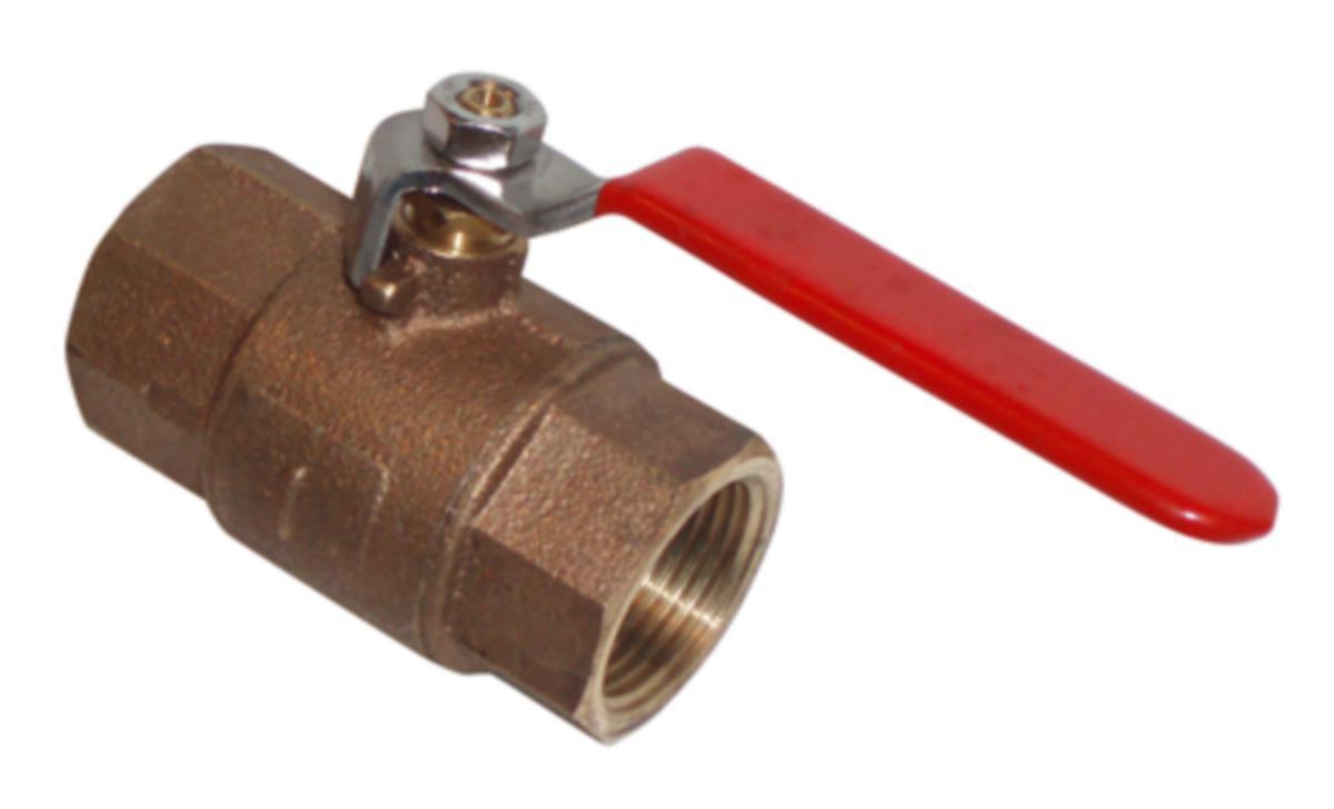 Kuleventil m/innv.gjenger, RG.5 - 2" kuleventil PN35 rødmetall. hardforkr. kule